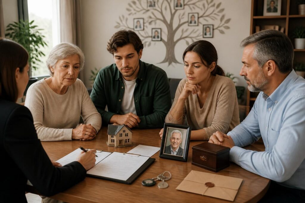 découvrez les étapes clés pour gérer la succession après le décès du père avec une belle-mère encore en vie, expliquées clairement pour faciliter vos démarches.