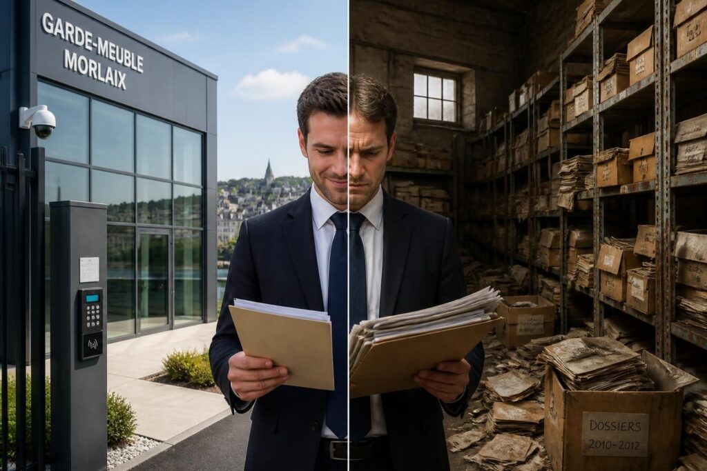 découvrez les avantages du garde-meuble à morlaix pour stocker vos archives papier d’avocat : sécurité, accessibilité et économies comparés au stockage traditionnel.